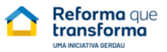 Logo Reforma que Transforma - Gerdau